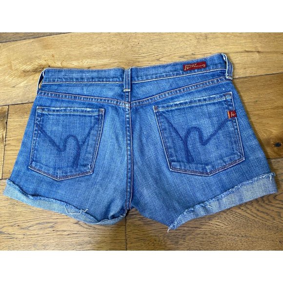 Citizens of Humanity Cutoff Jean Shorts 28 - Picture 3 of 6